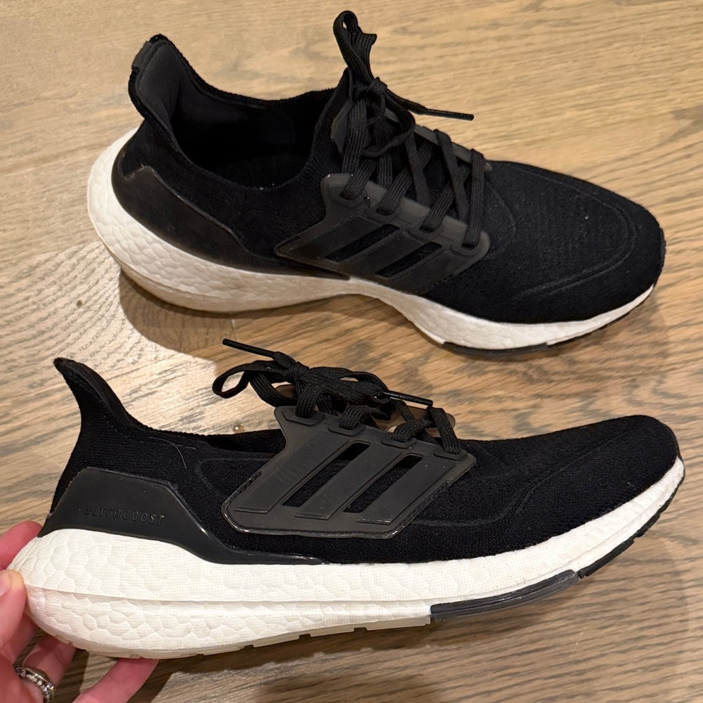 Adidas Black and White Ultraboost